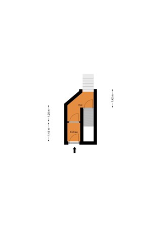 Floorplan - Mathenesserweg 127B, 3027 HM Rotterdam